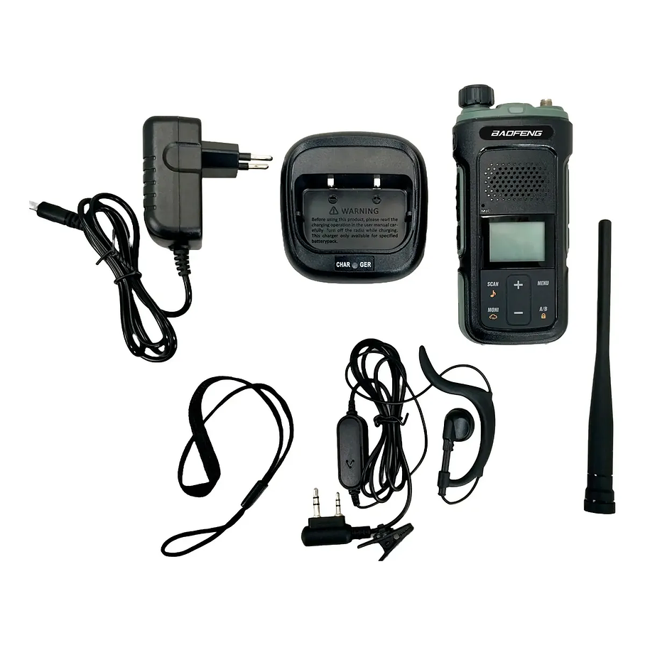 Radios Intercomunicadores X2 Radios Baofeng 9441 Negro BF-UV-11  5