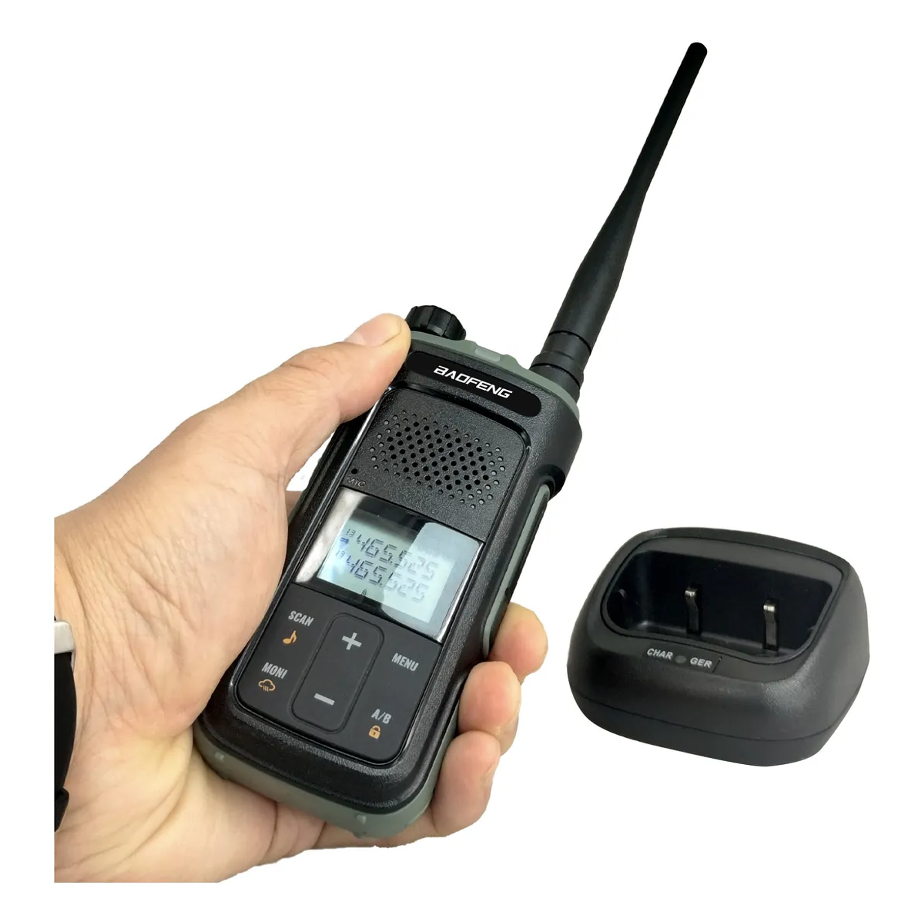Radio Walkie Talkie Conector Tipo C Baofeng Bf-uv-11 Negro 2