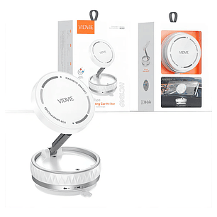 Soportes Universales Para Teléfono De Coche Vidvie Hc1549 Blanco Magnético
