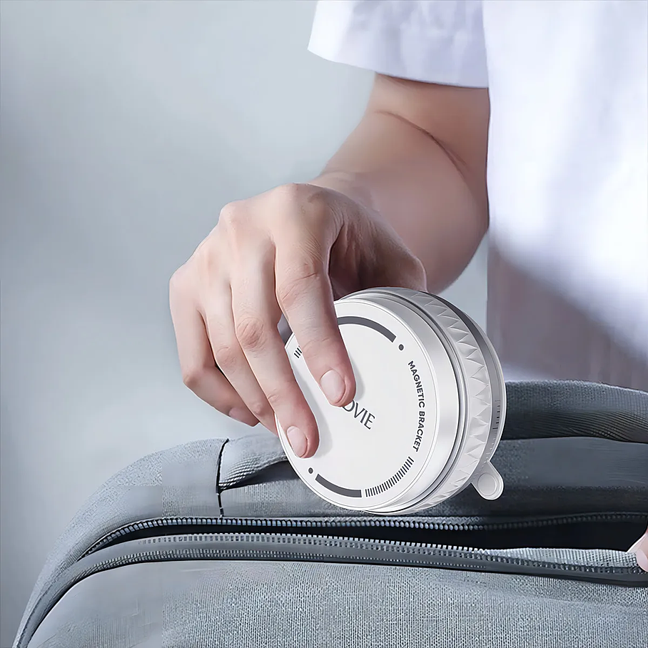 Soportes Universales Para Teléfono De Coche Vidvie Hc1549 Blanco Magnético 5