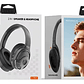 Audífonos Inalámbricos 40 Horas Over-ear 2en1 Vidvie Audioim Negro Cancelacion De Ruido - Miniatura 2