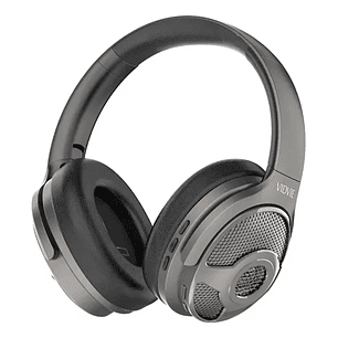 Audífonos Inalámbricos 40 Horas Over-ear 2en1 Vidvie Audioim Negro Cancelacion De Ruido