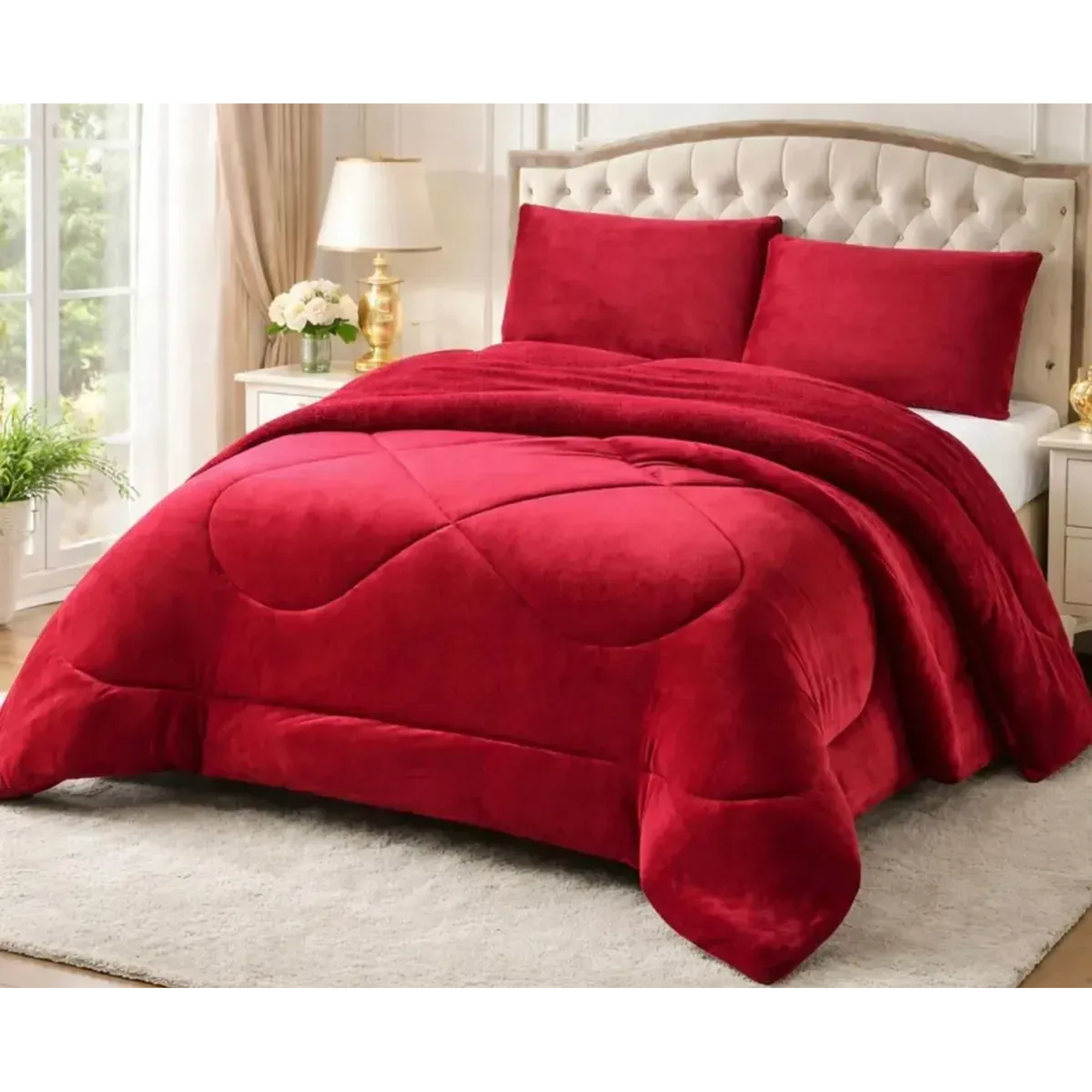 Cobertor Plumón Invierno Liso Cama 2 Plazas Cubre Cama Liso 12