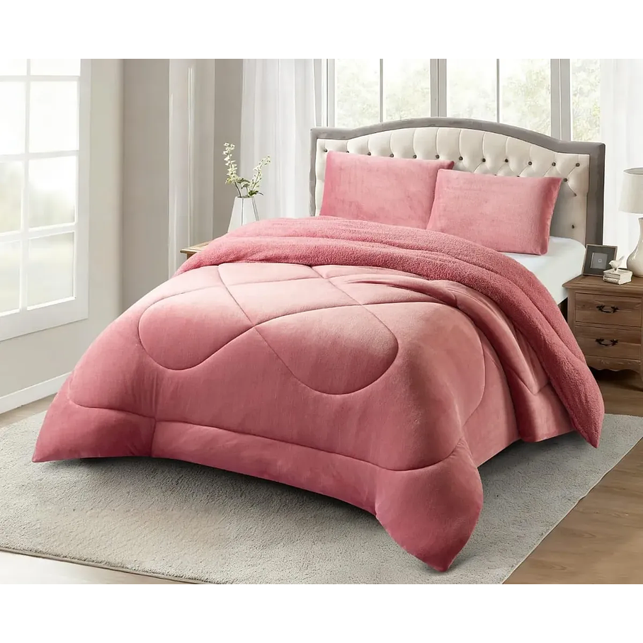 Cobertor Plumón Invierno Liso Cama 2 Plazas Cubre Cama Liso 15