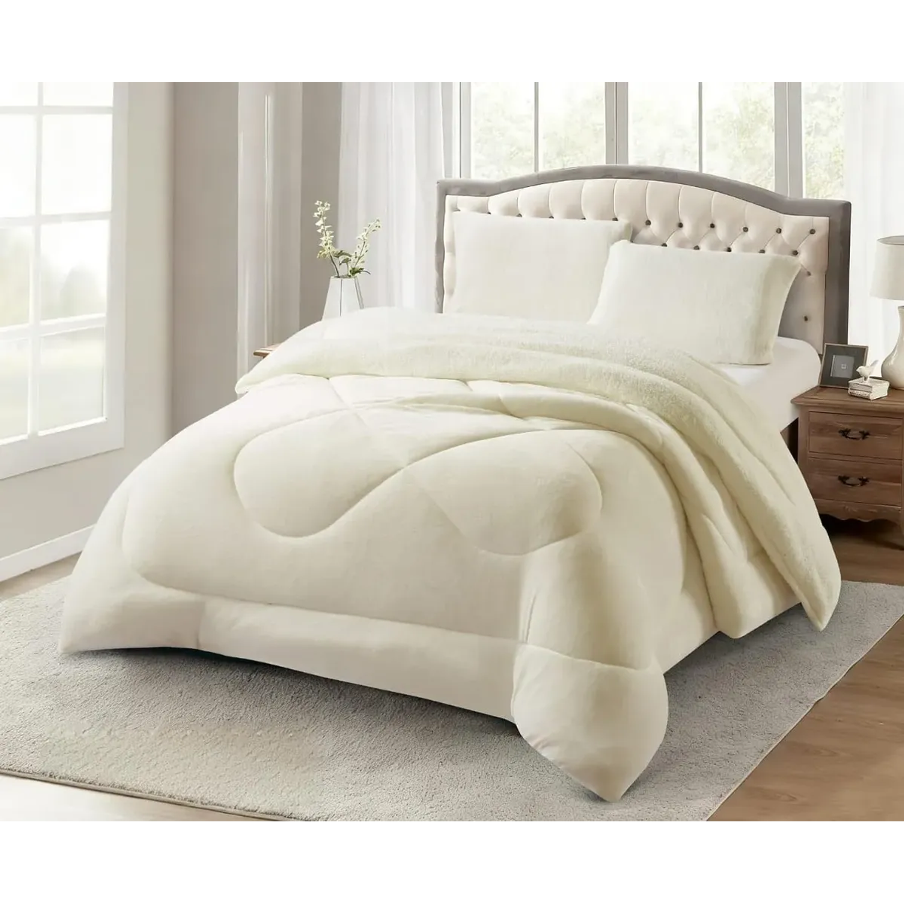 Cobertor Plumón Invierno Liso Cama 2 Plazas Cubre Cama Liso 16