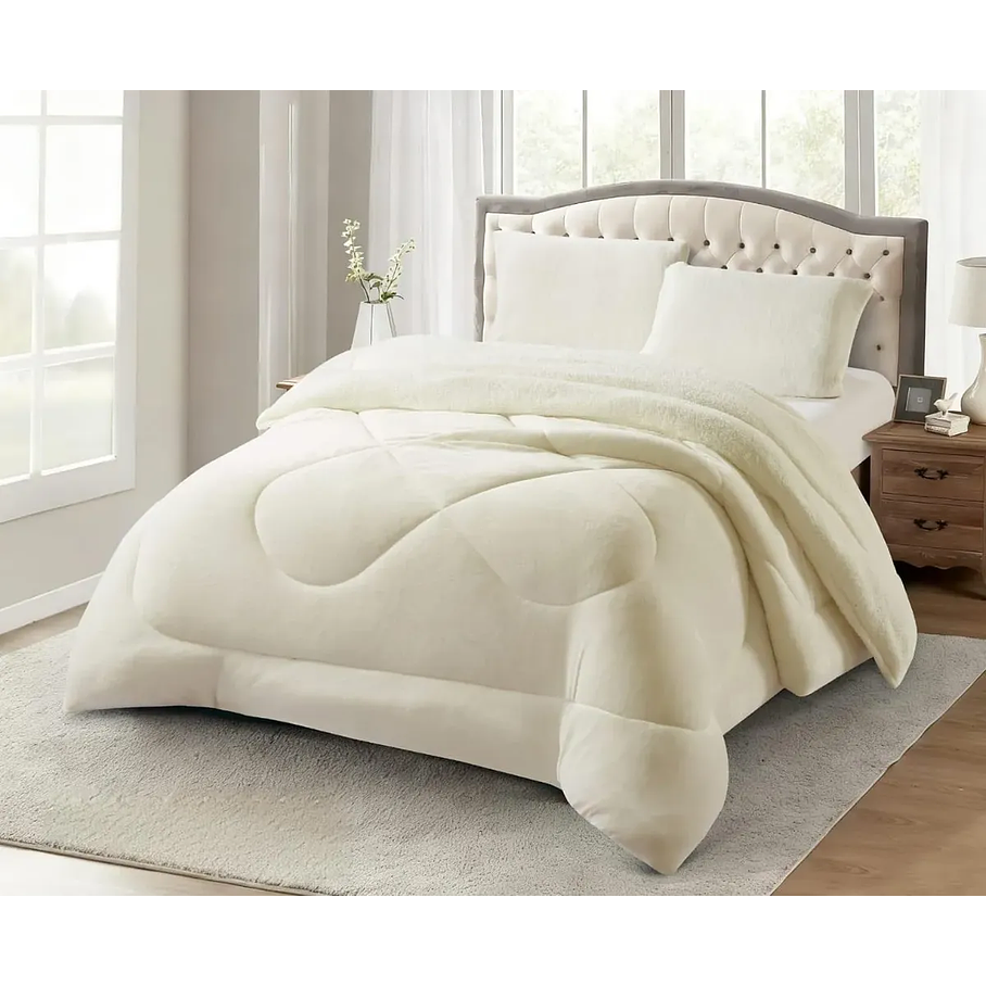 Cobertor Plumón Invierno Liso Cama 2 Plazas Cubre Cama Liso 16