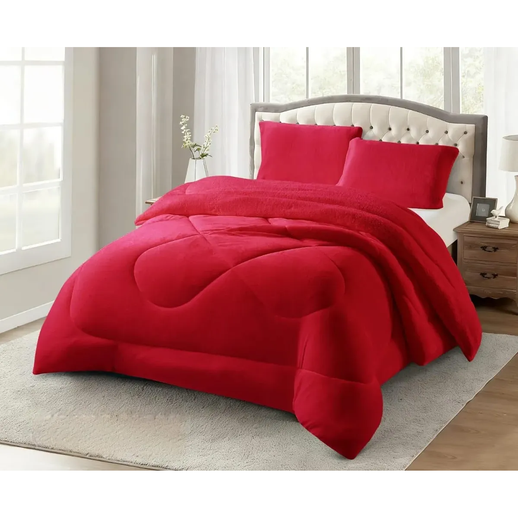 Cobertor Plumón Invierno Liso Cama 2 Plazas Cubre Cama Liso 18