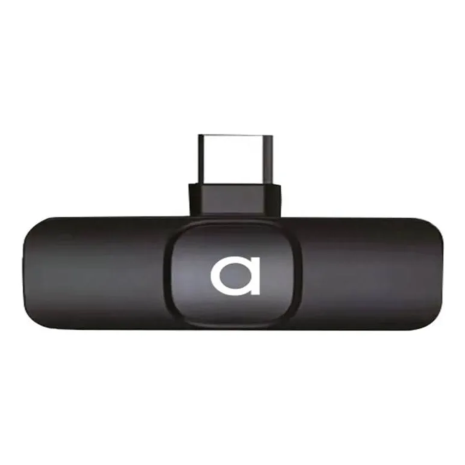 2 Microfonos Solapa Inalambricos Usb C Smartphone Audiolab Negro 2
