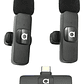 2 Microfonos Solapa Inalambricos Usb C Smartphone Audiolab Negro - Miniatura 4