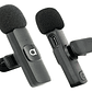 2 Microfonos Solapa Inalambricos Usb C Smartphone Audiolab Negro - Miniatura 1