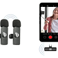 2 Microfonos Solapa Inalambricos Usb C Smartphone Audiolab Negro - Miniatura 5