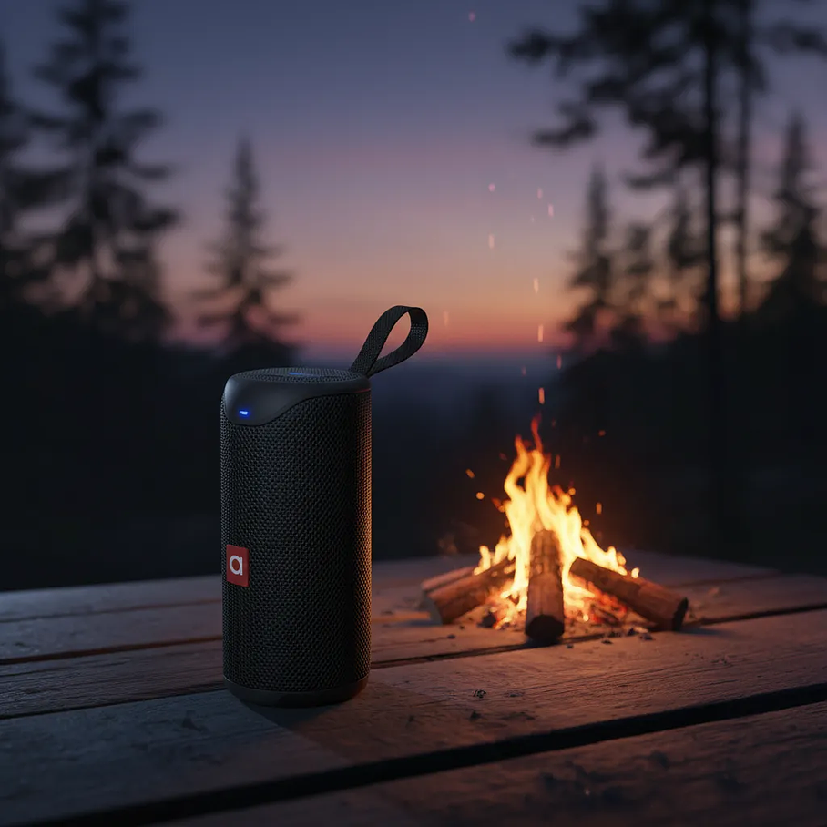 Parlante Portátil Bluetooth Audiolab Negro 10w Inalámbrico 4