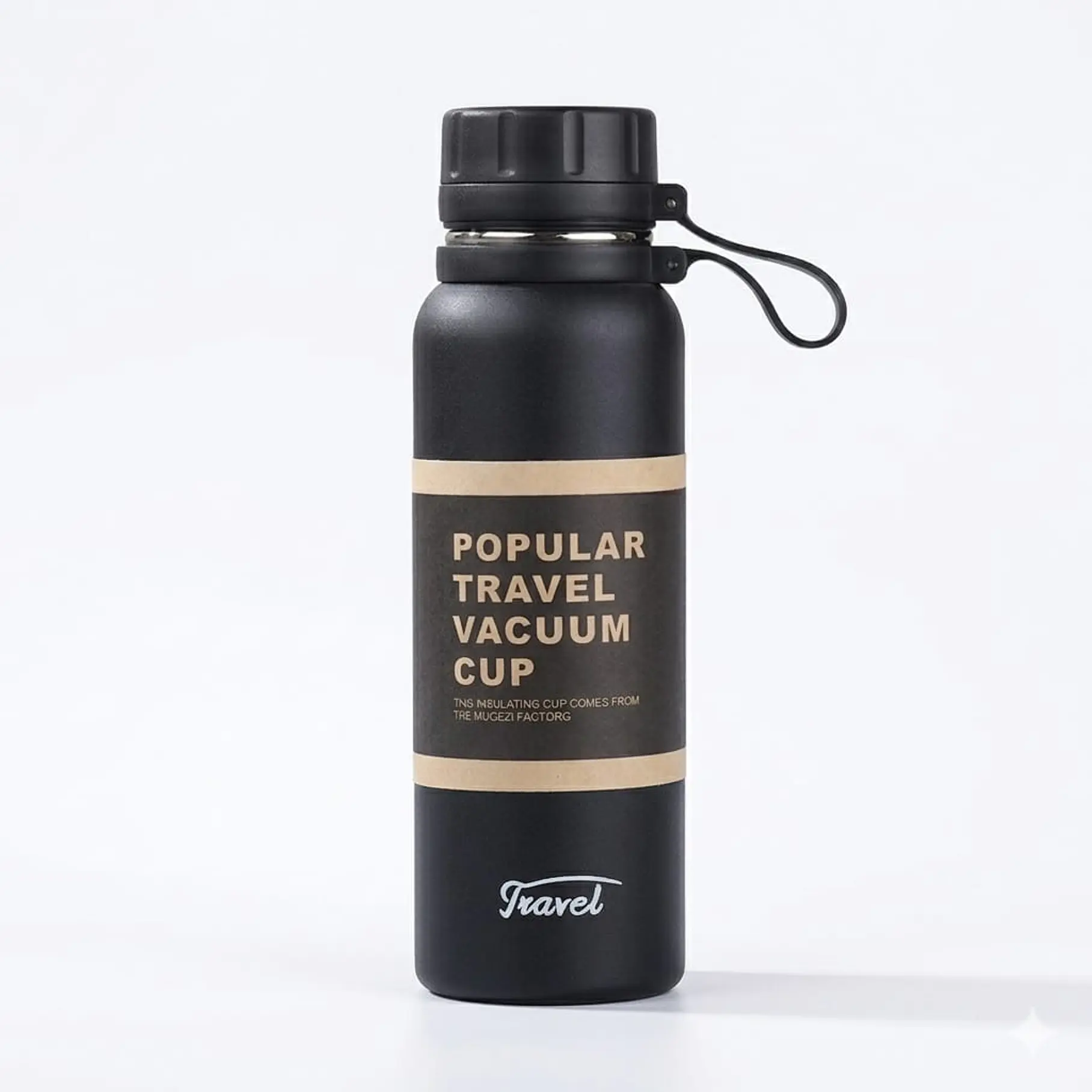 Botella Térmica Termo 650 ml Antiderrame Frío Calor Hermética Gym Camping Termo Aventura Asa Agarradera  1