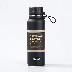 Botella Térmica Termo 650 ml Antiderrame Frío Calor Hermética Gym Camping Termo Aventura Asa Agarradera 