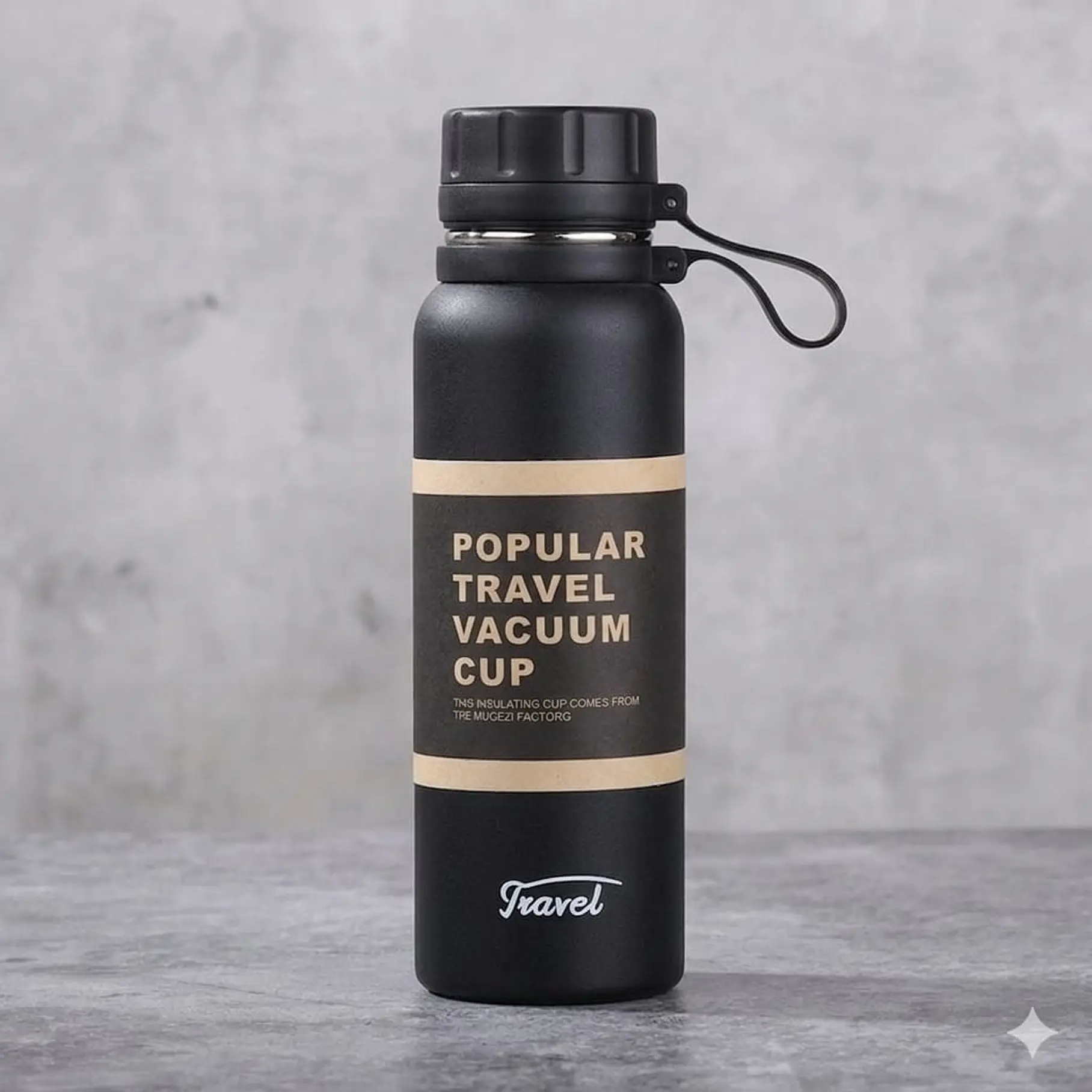 Botella Térmica Termo 650 ml Antiderrame Frío Calor Hermética Gym Camping Termo Aventura Asa Agarradera  2