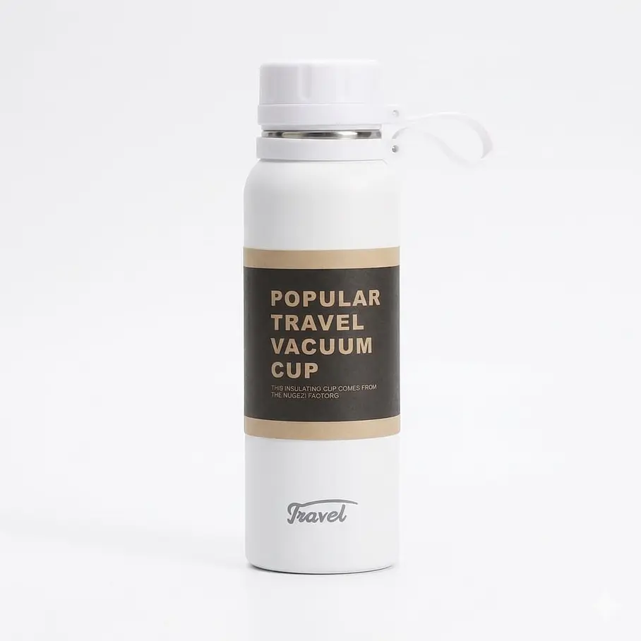 Botella Térmica Termo 650 ml Antiderrame Frío Calor Hermética Gym Camping Termo Aventura Asa Agarradera  11