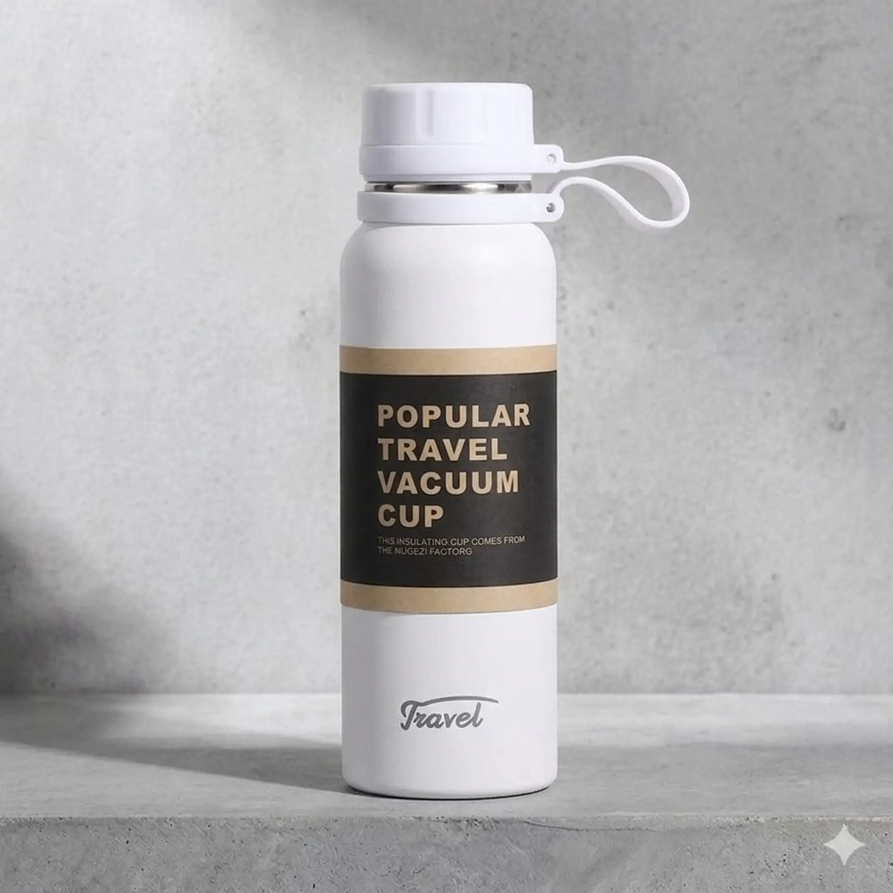 Botella Térmica Termo 650 ml Antiderrame Frío Calor Hermética Gym Camping Termo Aventura Asa Agarradera  12