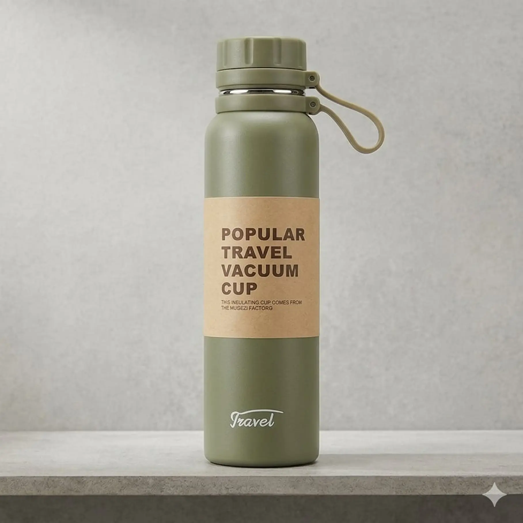 Botella Térmica Termo 650 ml Antiderrame Frío Calor Hermética Gym Camping Termo Aventura Asa Agarradera  15