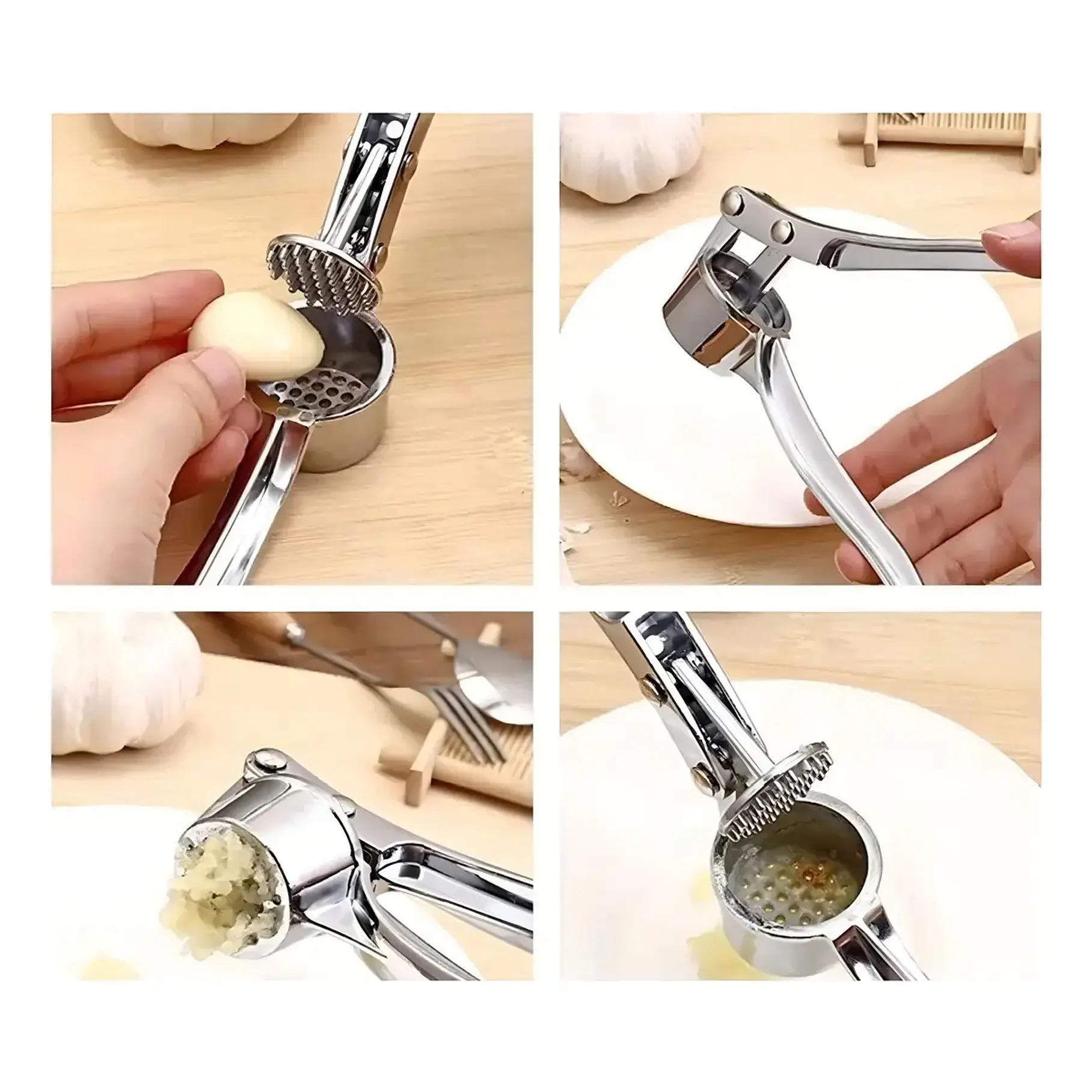 Prensa Ajo Triturador Manual Metálico Resistente 3