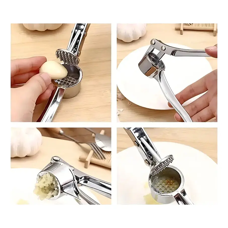 Prensa Ajo Triturador Manual Metálico Resistente 3