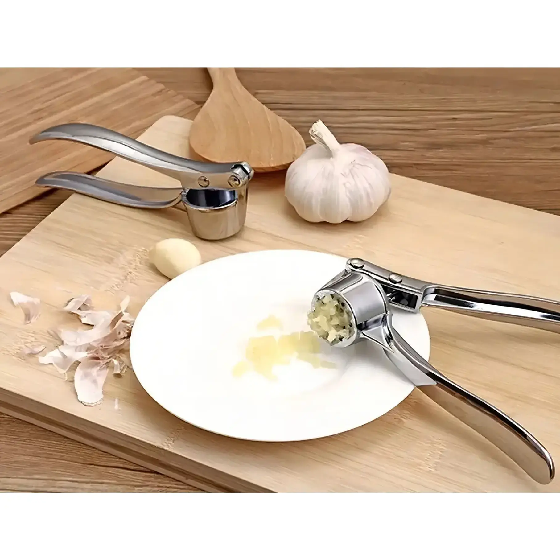 Prensa Ajo Triturador Manual Metálico Resistente 4