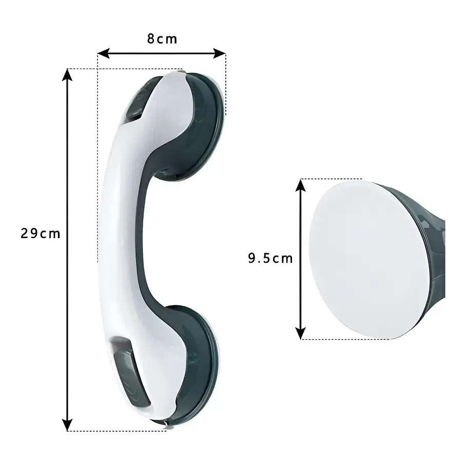 Agarradera Manilla Asa Soporte Seguridad Baño Ducha Helping Color Blanco 5