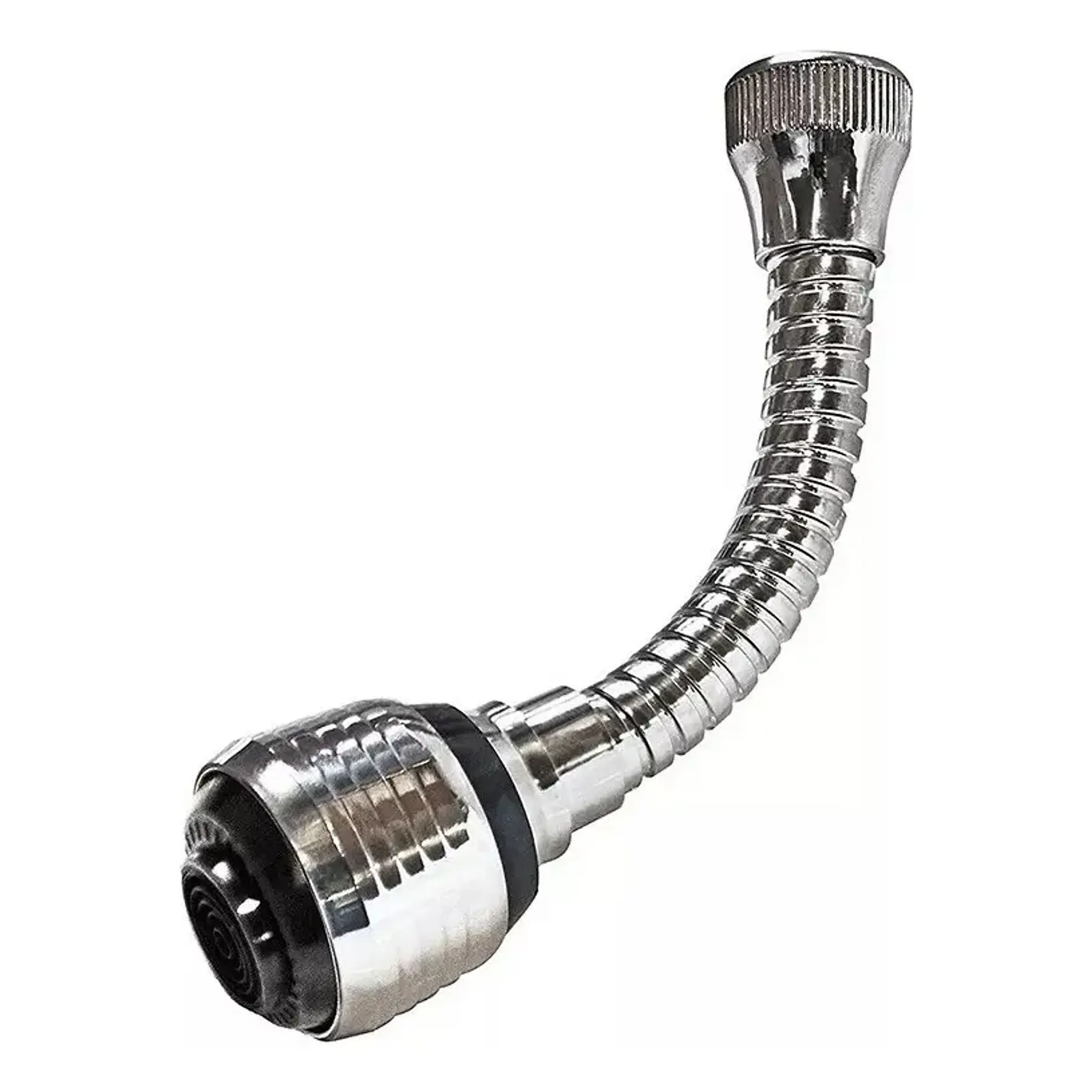 Extension Flexible Llave Agua 360 Cocina Baño Color Plateado 1