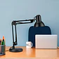 Lámpara Flexible Escritorio Estudio Dibujo Con Clip Color de la estructura Negro - Miniatura 4