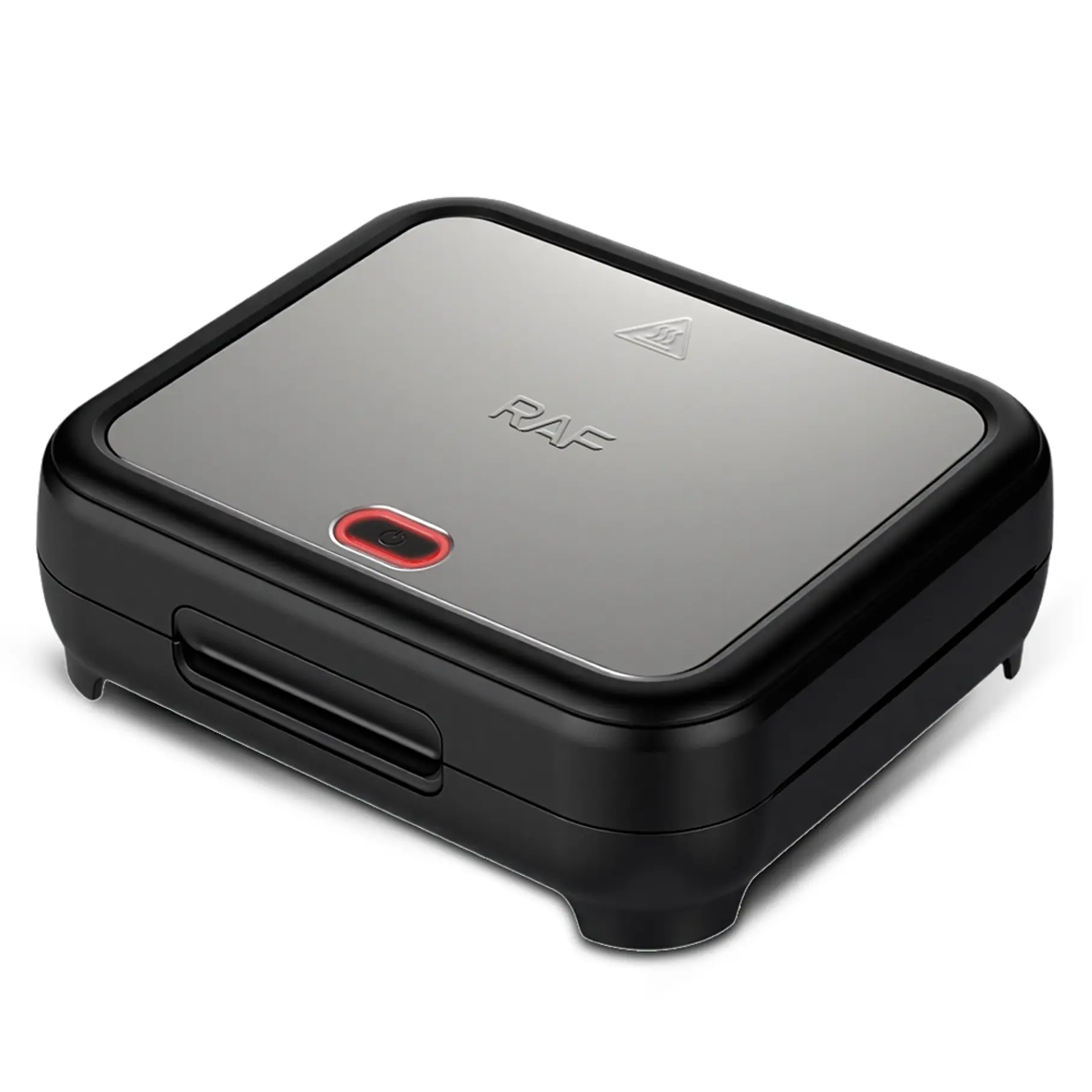 Sandwichera Compacta Raf, Platos Hondos, Negro, R2584T Placa Lisa, Placa Grill 2RL Sandwichera Viral Tendencia Pan Carne y Mas Alimentos 2