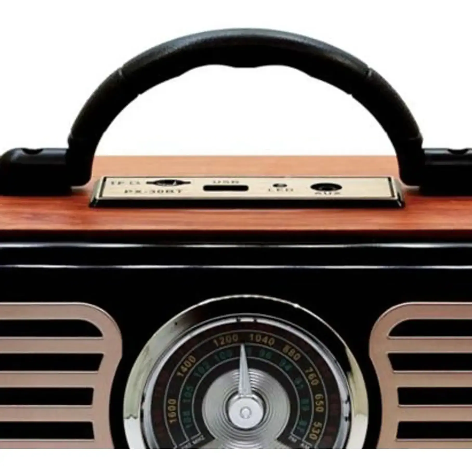 Radio Analógica Audiolab BTRETRO05 AM FM SW Bluetooth Portátil USB SD 4