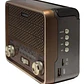 Radio Portatil Mini Retro Bluetooth Audiolab Vintage Usb Sd - Miniatura 2