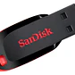 Pendrive SanDisk Cruzer Blade SDCZ50-128G-B35 128GB 2.0 negro y rojo - Miniatura 1