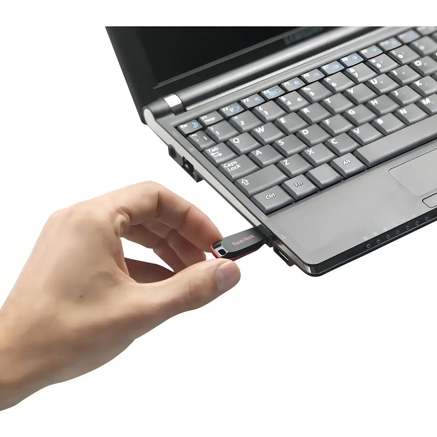 Pendrive SanDisk Cruzer Blade SDCZ50-128G-B35 128GB 2.0 negro y rojo 2