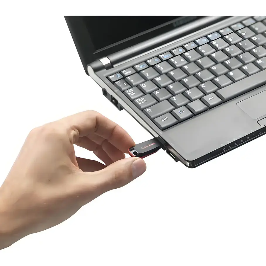 Pendrive SanDisk Cruzer Blade SDCZ50-128G-B35 128GB 2.0 negro y rojo 2