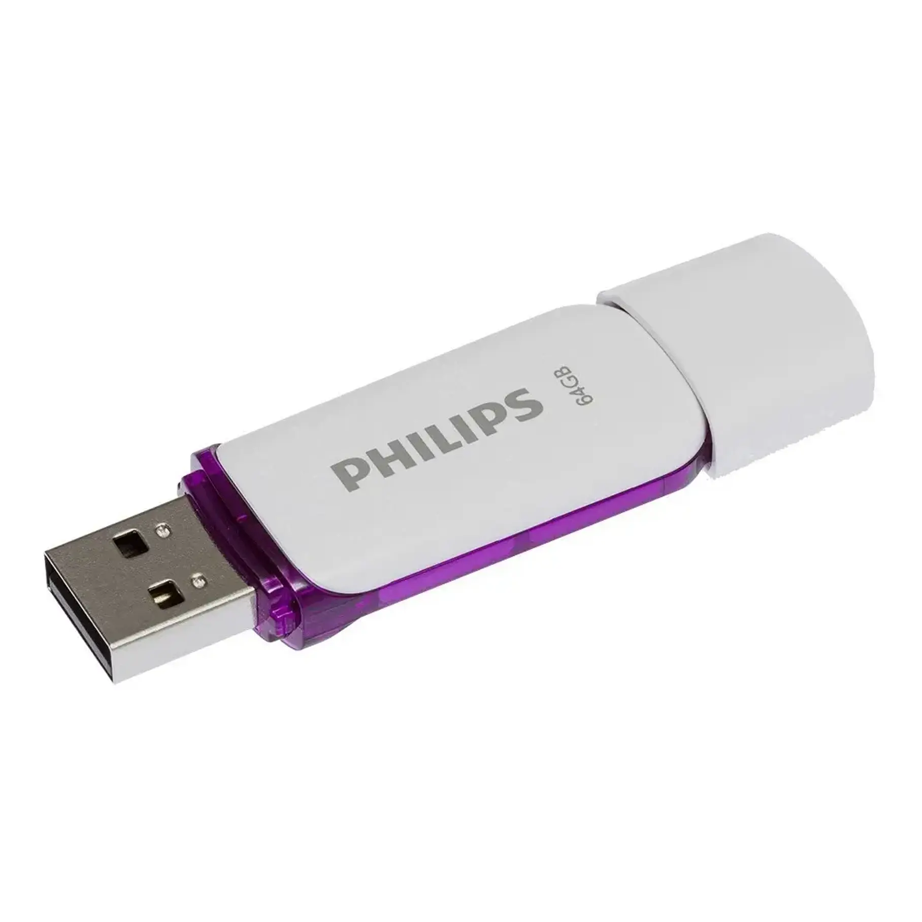 Pendrive Usb Philips Snow 64gb 2.0 Color Blanco 2