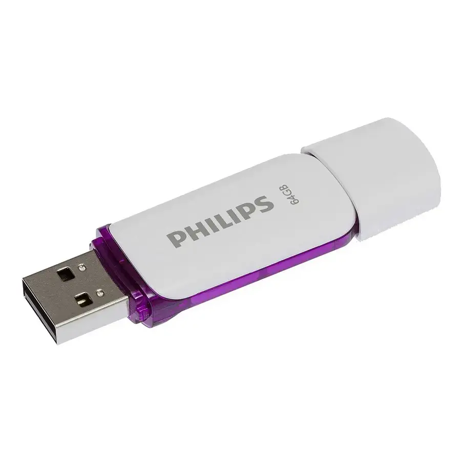 Pendrive Usb Philips Snow 64gb 2.0 Color Blanco 2