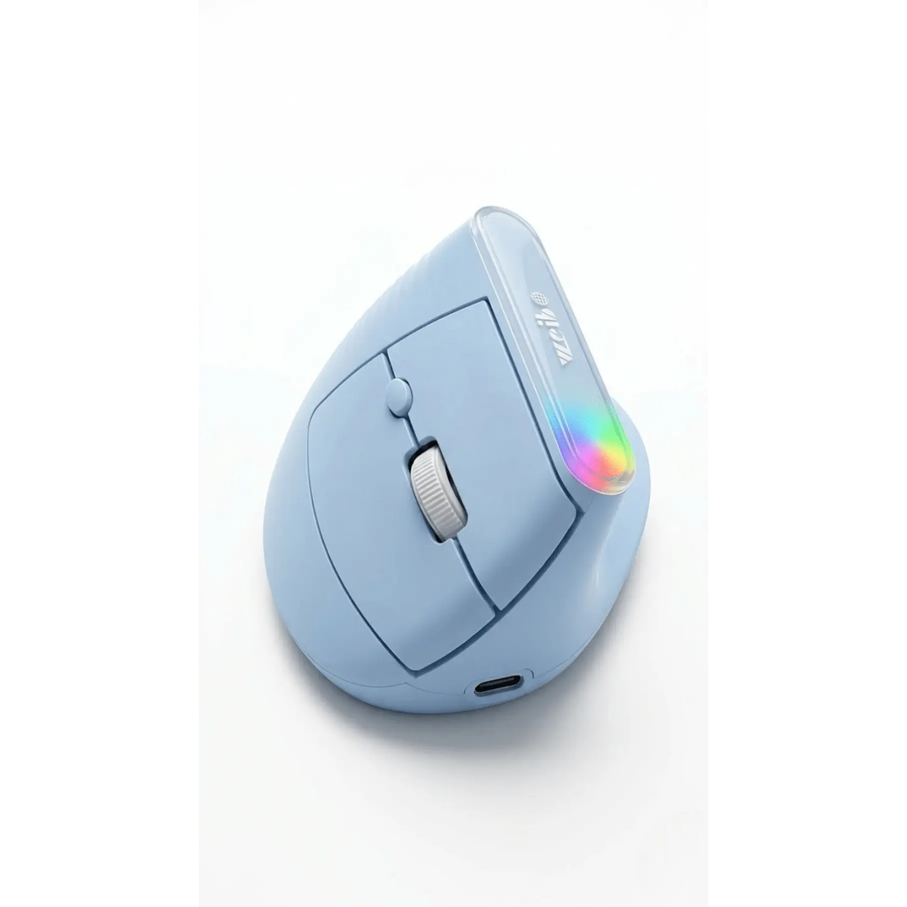 Mouse Vertical Inalámbrico Ergonómico WB-889 - 5 Colores BK/PK/BL/PU/WH 3