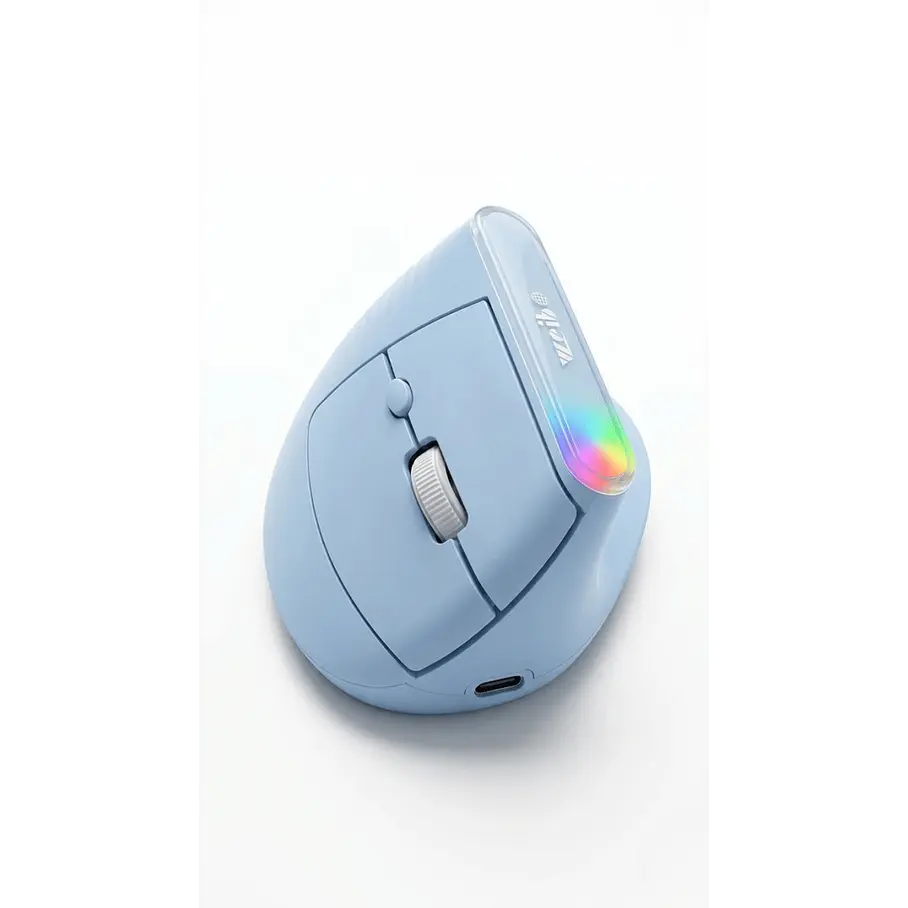 Mouse Vertical Inalámbrico Ergonómico WB-889 - 5 Colores BK/PK/BL/PU/WH 3