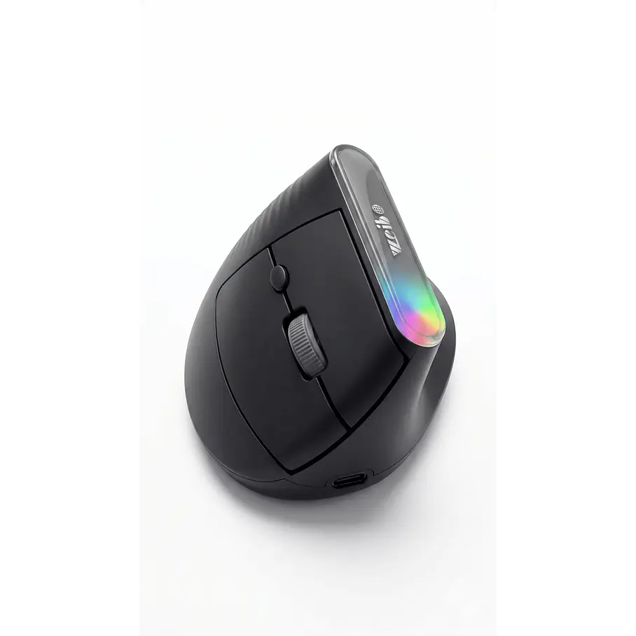 Mouse Vertical Inalámbrico Ergonómico WB-889 - 5 Colores BK/PK/BL/PU/WH 5