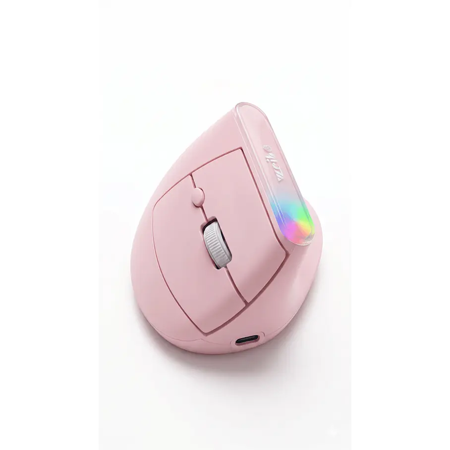 Mouse Vertical Inalámbrico Ergonómico WB-889 - 5 Colores BK/PK/BL/PU/WH 6