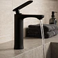 Llave Grifo Monomando Para Baño Lavabo Mezclador Grifería Lava Mano Color Negro Mate - Miniatura 4