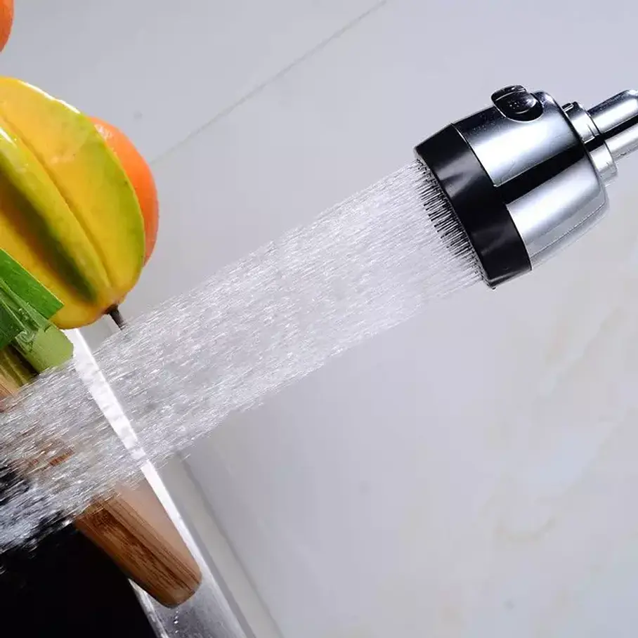 Llave Grifería Lavaplatos Flexible Doble Chorro Multifuncional Fregadero Mezclador De Agua Monomando 7
