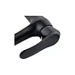 Llave Grifería Lavamanos Profesional Monomando Curvo Negro Calidad Negro Mate  - Miniatura 5
