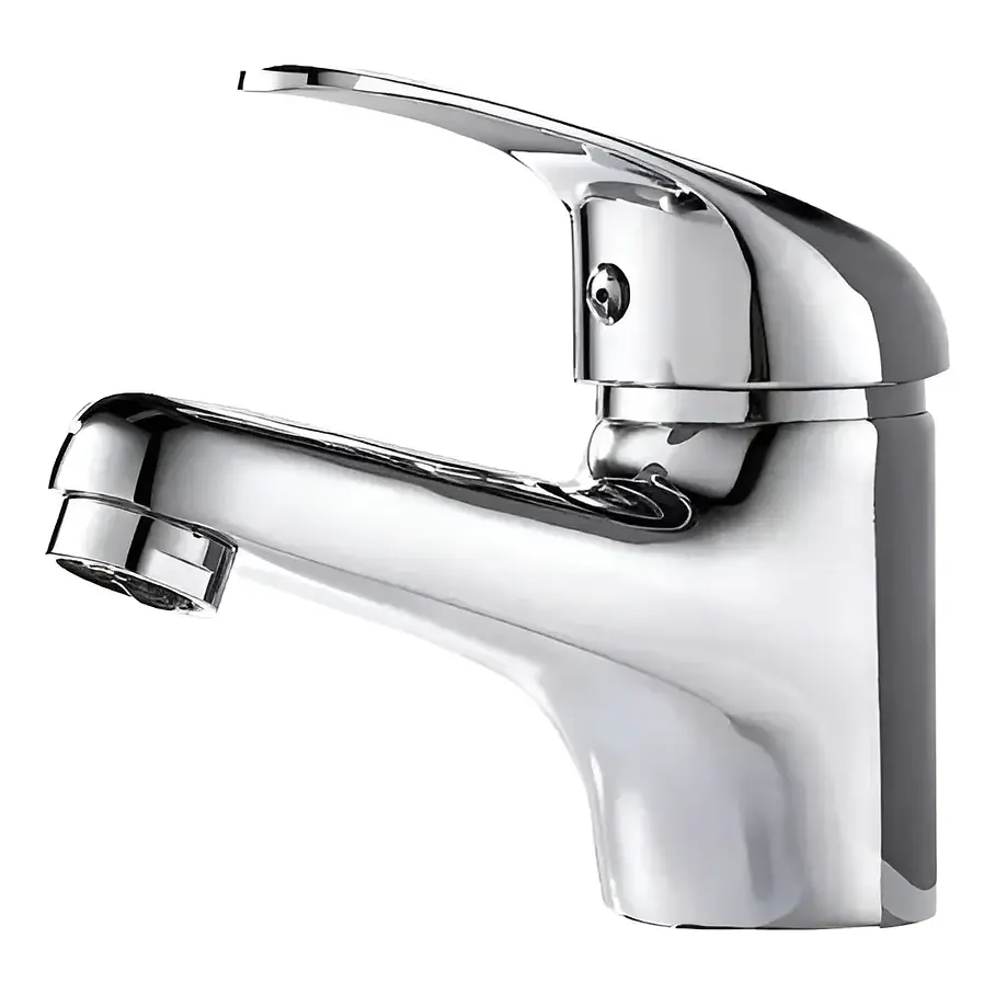 Llave Monomando Lavamanos Cromado + Flexibles 2RL Brillante Modelo Acero Inoxidable 3