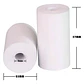 X6 Rollo De Papel Impresión Cámara Instantánea Para Niños Color Blanco - Miniatura 2