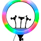 Aro Luz Led Multicolor 56cm + Control + Trípode +  RGB 22 Pulgadas Colores Variados Influencer Luces Para Tus Videos - Miniatura 3