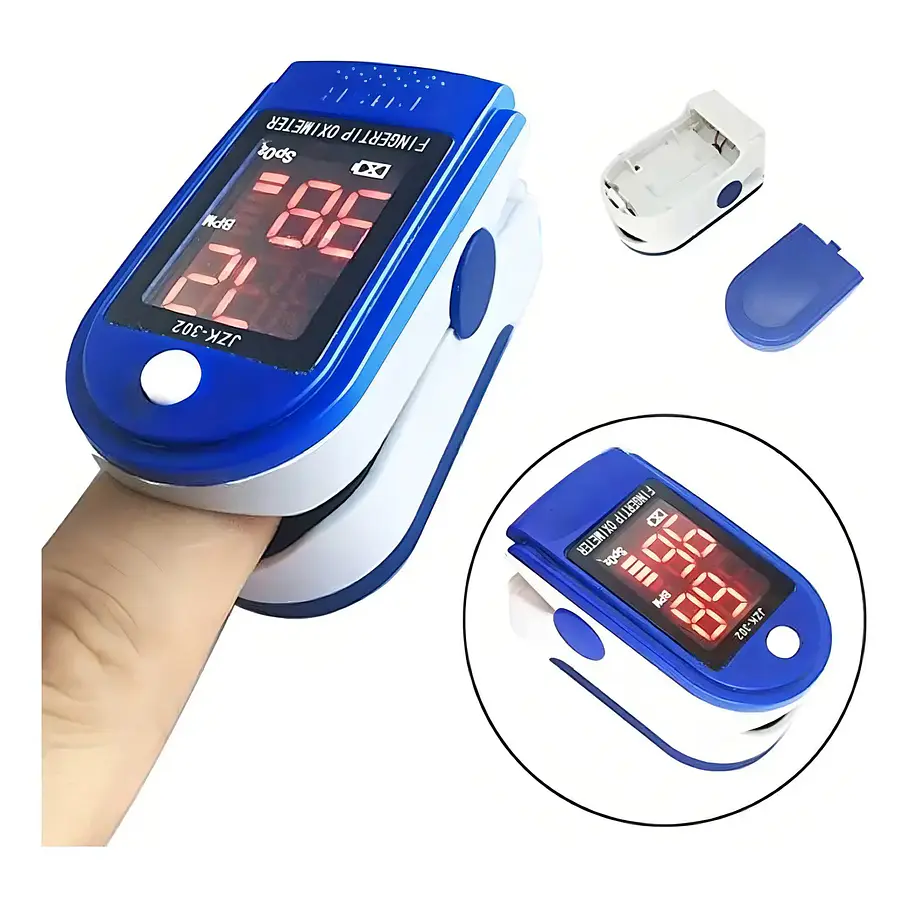 Oxímetro de Dedo LED JZK Precisión SpO2 Frecuencia Pulso Portátil 1