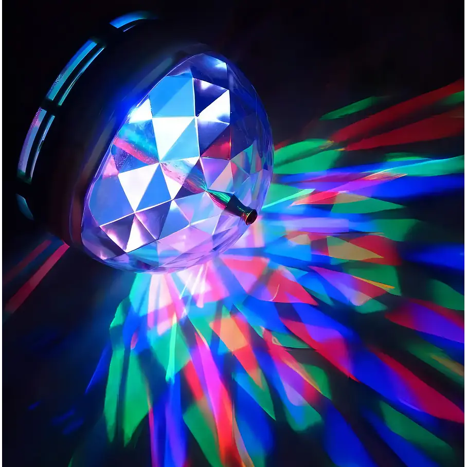 Ampolleta Giratoria Colores Led Fiestas Cumple luz Multicolor 5