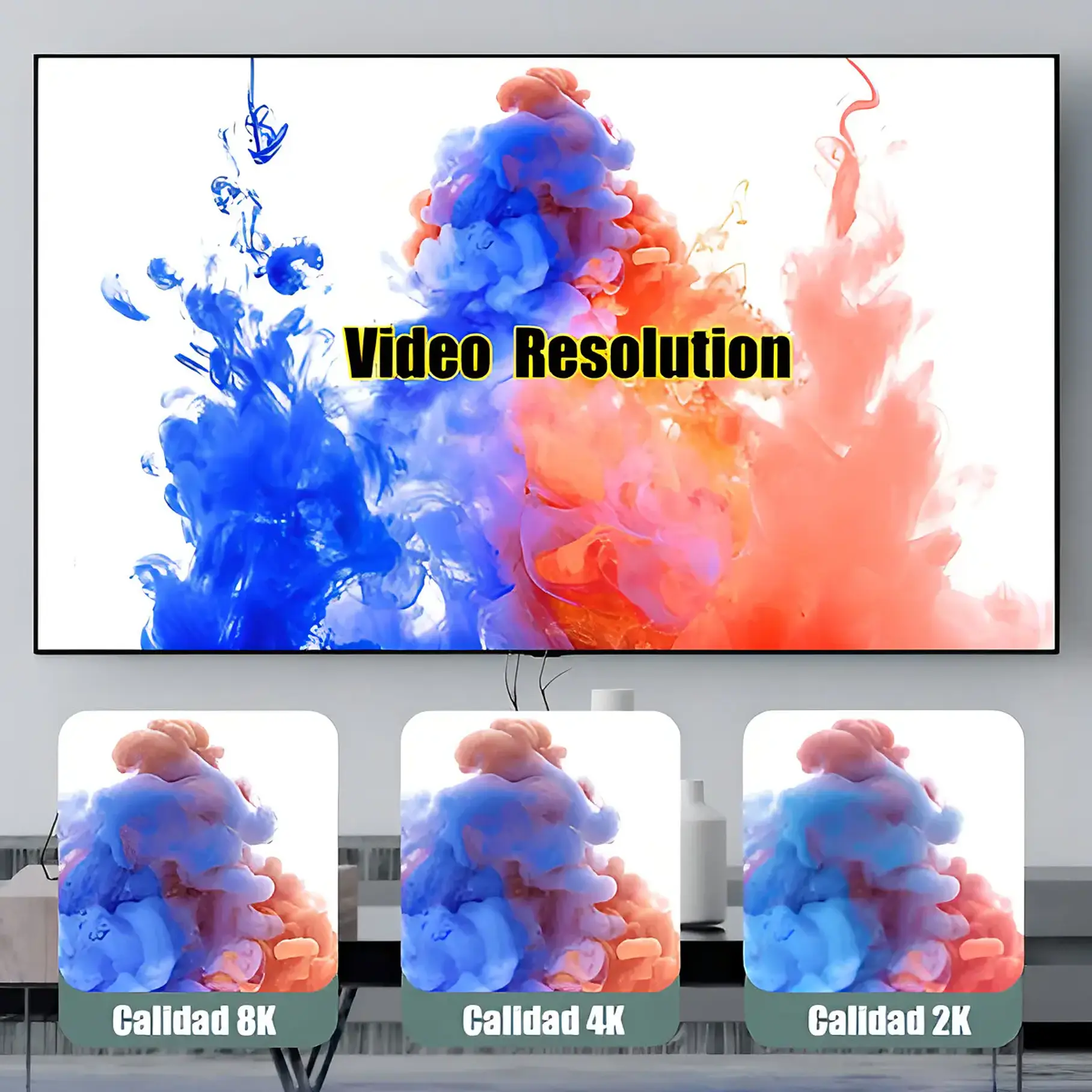 Cable Adaptador Hdmi 8k 60hz Ultra Hd2.1 Alta Velocidad 1.5m IRM 6