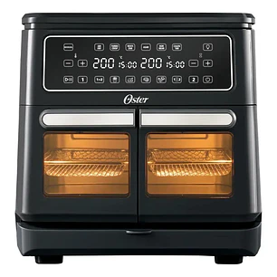 Oster Freidora De Aire Flex 11l Con Dos Zonas Ckstaf11mcddf Multifunción Horno